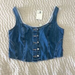 NWT Levi’s slim corset vest
